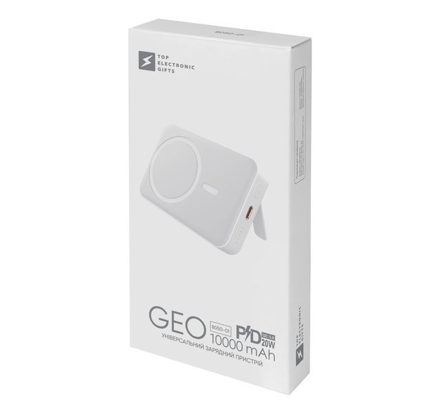 Універсальний зарядний пристрій Geo 10000 mAh, TM TEG 8050-01 фото