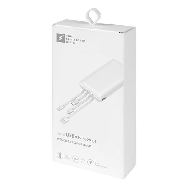 Універсальний зарядний пристрій Urban 10000 mAh, TM TEG 8029-01 фото