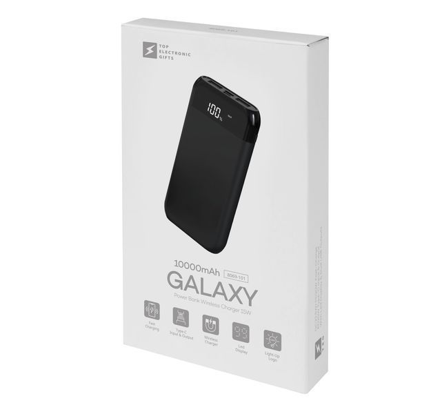 Повербанк з підсвіткою Galaxy 10000 mAh, ТМ TEG 8069-101 фото
