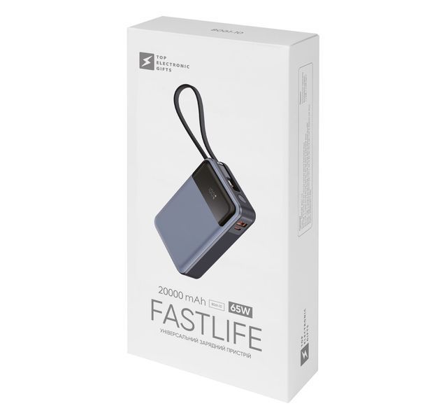 Універсальний зарядний пристрій FastLife 20000 mAh, TM TEG 8061-10 фото