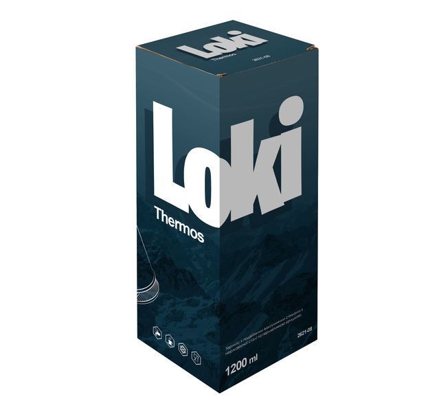 Термос 1,2л Loki, TM Discover 2621-08 фото